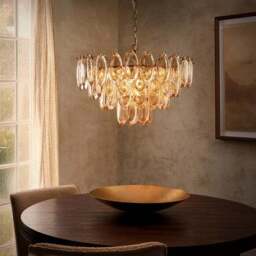 Eve 9 Light Adjustable Chandelier - thumbnail 2