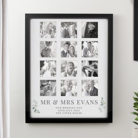 Personalised Wedding Multi Photo Frame - image 1