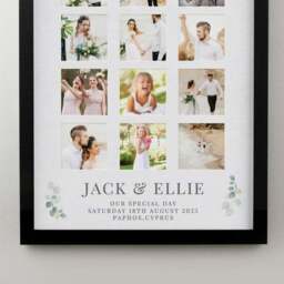 Personalised Wedding Multi Photo Frame - thumbnail 2