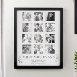 Personalised Wedding Multi Photo Frame - thumbnail 1
