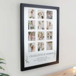 Personalised Wedding Multi Photo Frame - thumbnail 3