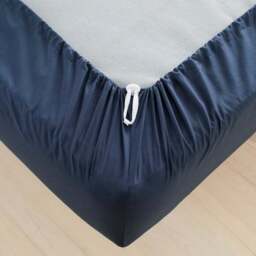 Pure Cotton Toggled Fitted Sheet - thumbnail 3