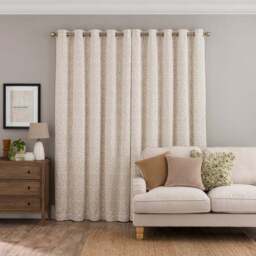 Alora Chenille Thermal Eyelet Curtains - thumbnail 4
