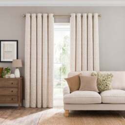 Alora Chenille Thermal Eyelet Curtains - thumbnail 2