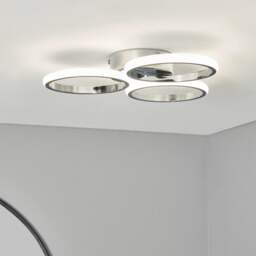 Chios 3 Light LED Bathroom Flush Ceiling Light