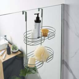 2 Tier Over Door Shower Caddy