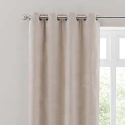 Chenille Ultra Blackout Eyelet Curtains - thumbnail 1