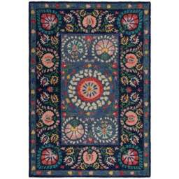Hani Floral Wool Rug - thumbnail 5