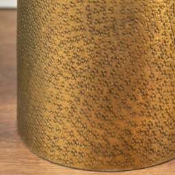 Metal & Glass Pedestal Hurricane Candle Holder - thumbnail 4