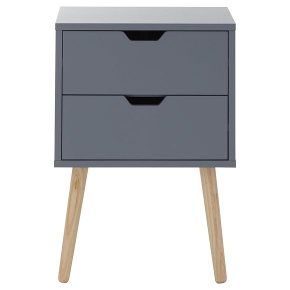 Nyborg 2 Drawer Bedside Table - image 1