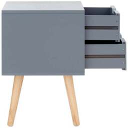 Nyborg 2 Drawer Bedside Table - thumbnail 6