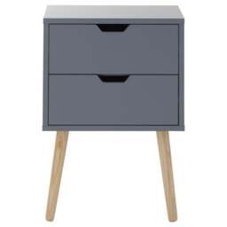 Nyborg 2 Drawer Bedside Table
