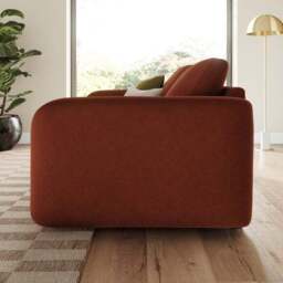 Luca Matte Soft Velvet 2 Seater Sofa - thumbnail 2