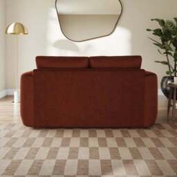 Luca Matte Soft Velvet 2 Seater Sofa - thumbnail 3