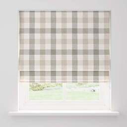 Large Check Easy Chain Roman Blind - thumbnail 2