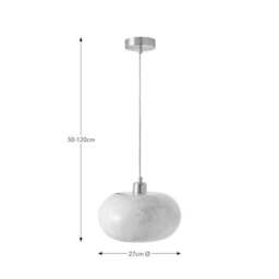 Lacey Alabaster Pendant Light - thumbnail 6