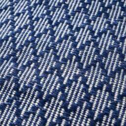 Ikat Denim Indoor Outdoor Rug - thumbnail 2