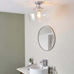 Lilier Bathroom Flush Ceiling Light - thumbnail 5