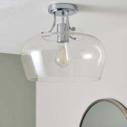 Lilier Bathroom Flush Ceiling Light - thumbnail 2