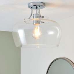 Lilier Bathroom Flush Ceiling Light - thumbnail 1