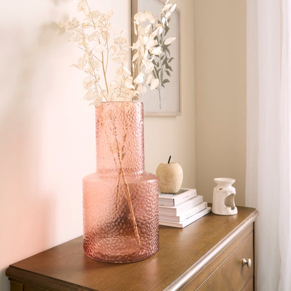 Dimpled Glass Vase - image 1
