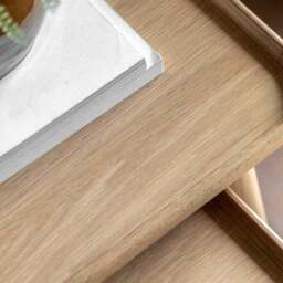 Kalia Nest of Side Tables, Oak Effect - thumbnail 4