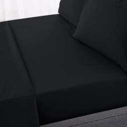 Hotel 230 Thread Count Percale 100% Cotton Fitted Sheet - thumbnail 1