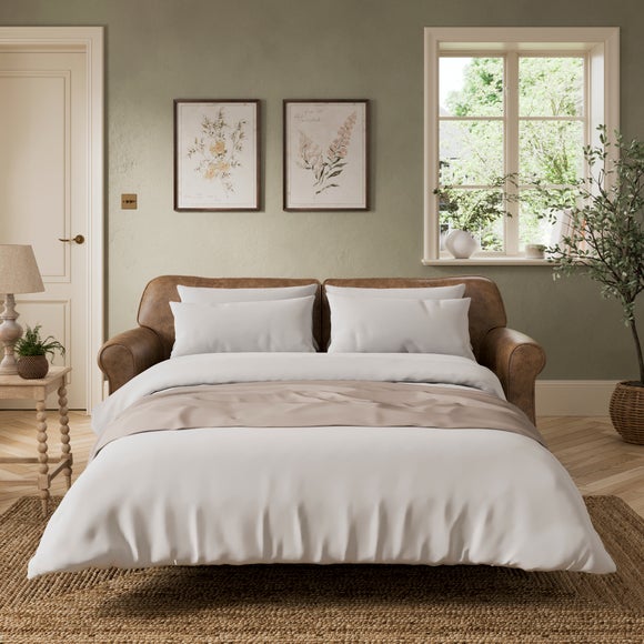 Millie Soft Faux Leather 2 Seater Double Sofa Bed - image 1