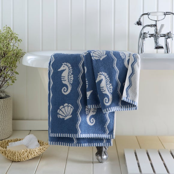 Seahorse 100% Cotton Towel - image 1