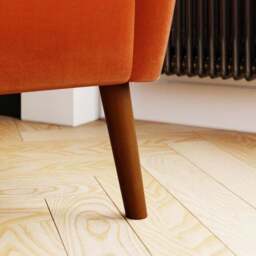 Sven Modern Velvet Wing Chair - thumbnail 5