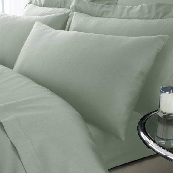 Hotel 230 Thread Count 100% Cotton Sateen Standard Pillowcase Pair