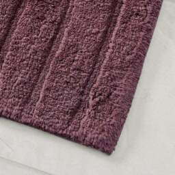 Luxury Cotton Textured Stripe Bath Mat - thumbnail 2
