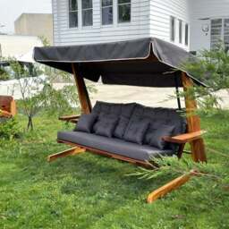 St Andrews 3 Seater Outdoor Swing Seat - thumbnail 4