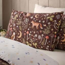 Catherine Lansfield Enchanted Twilight Animals Reversible Duvet Cover & Pillowcase Set - thumbnail 3