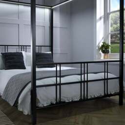 X Rocker Living Fern 4 Poster Bed with LED Lights - thumbnail 3