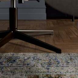 Brook Basketweave Swivel Chair and Footstool - thumbnail 5