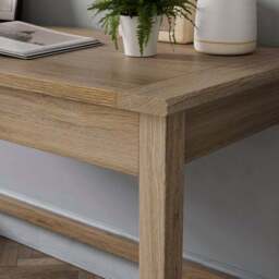 Olney 1 Drawer Wide Desk - thumbnail 4