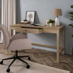 Olney 1 Drawer Wide Desk - thumbnail 2