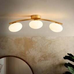 Yonah 3 Light Semi Flush Bar Ceiling Light - thumbnail 2