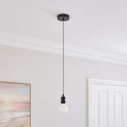 Charlie Herringbone Adjustable Pendant Flex Ceiling Light Cable - thumbnail 1