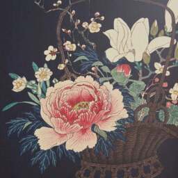 Basket of Flowers by Ohara Koson Framed Print - thumbnail 2