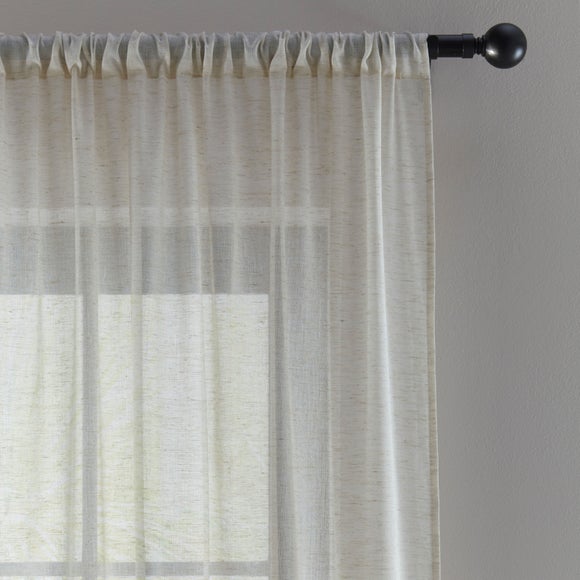Marley Linen Slot Top Voile Panel - image 1