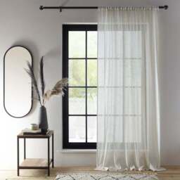 Marley Linen Slot Top Voile Panel - thumbnail 2