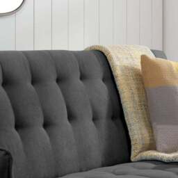 Hudson Charcoal Double Sofa Bed - thumbnail 4