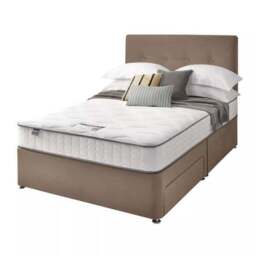 Silentnight Divan Bed With Francisco Velvet Headboard and 800 Pocket Sprung Mattress - thumbnail 6