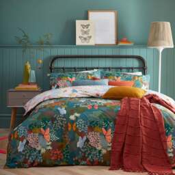 Furn. Forage Reversible Duvet Cover and Pillowcase Set - thumbnail 1
