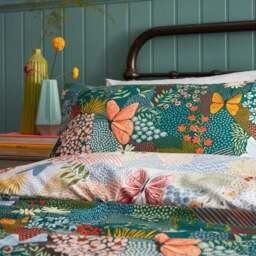 Furn. Forage Reversible Duvet Cover and Pillowcase Set - thumbnail 3