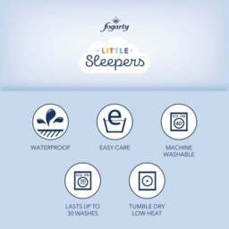 Fogarty Little Sleepers Perfectly Washable Waterproof Mattress Protector - thumbnail 3