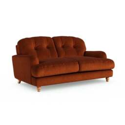 Martha Matte Plush Velvet 2 Seater Sofa - thumbnail 6