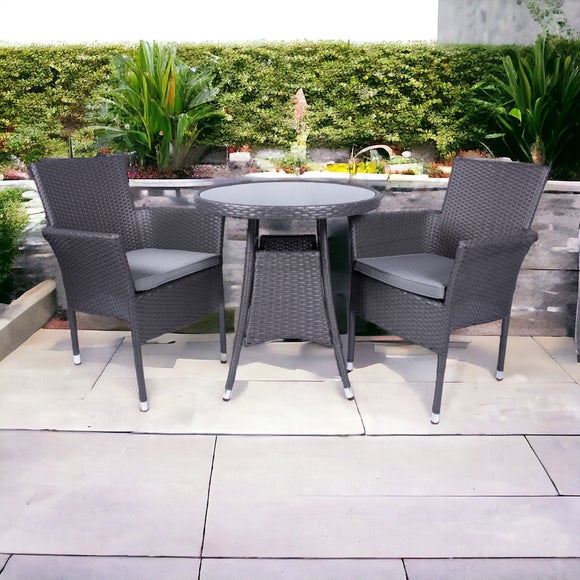 Malaga Outdoor Stacking Bistro Set - image 1